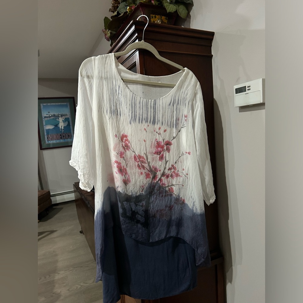 Abstract painted dress